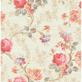 Seabrook Designs Lena Floral Branch Unpasted Wallpaper