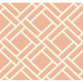 Seabrook Designs Lillian August Block Trellis Unpasted Wallpaper