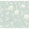 Seabrook Designs Southport Floral Trail Unpasted Wallpaper
