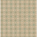 Seabrook Designs Lysiane Geo Trellis Unpasted Wallpaper