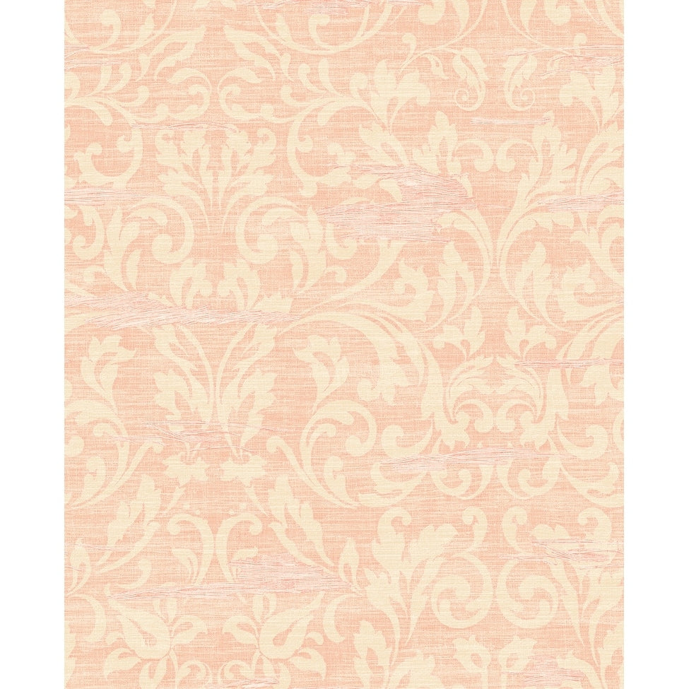 Seabrook Designs Margot Acanthus Scroll Unpasted Wallpaper