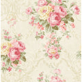 Seabrook Designs Tiphaine Floral Bunches Unpasted Wallpaper