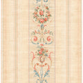 Seabrook Designs Valeriane Floral Stripe Unpasted Wallpaper