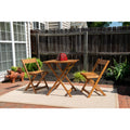 Seacrest Brown Three Piece Square Table Set
