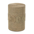Seagrass Handmade Woven Drum Accent Table Brown Roche River Decor 16 W X 16 L X 23 H