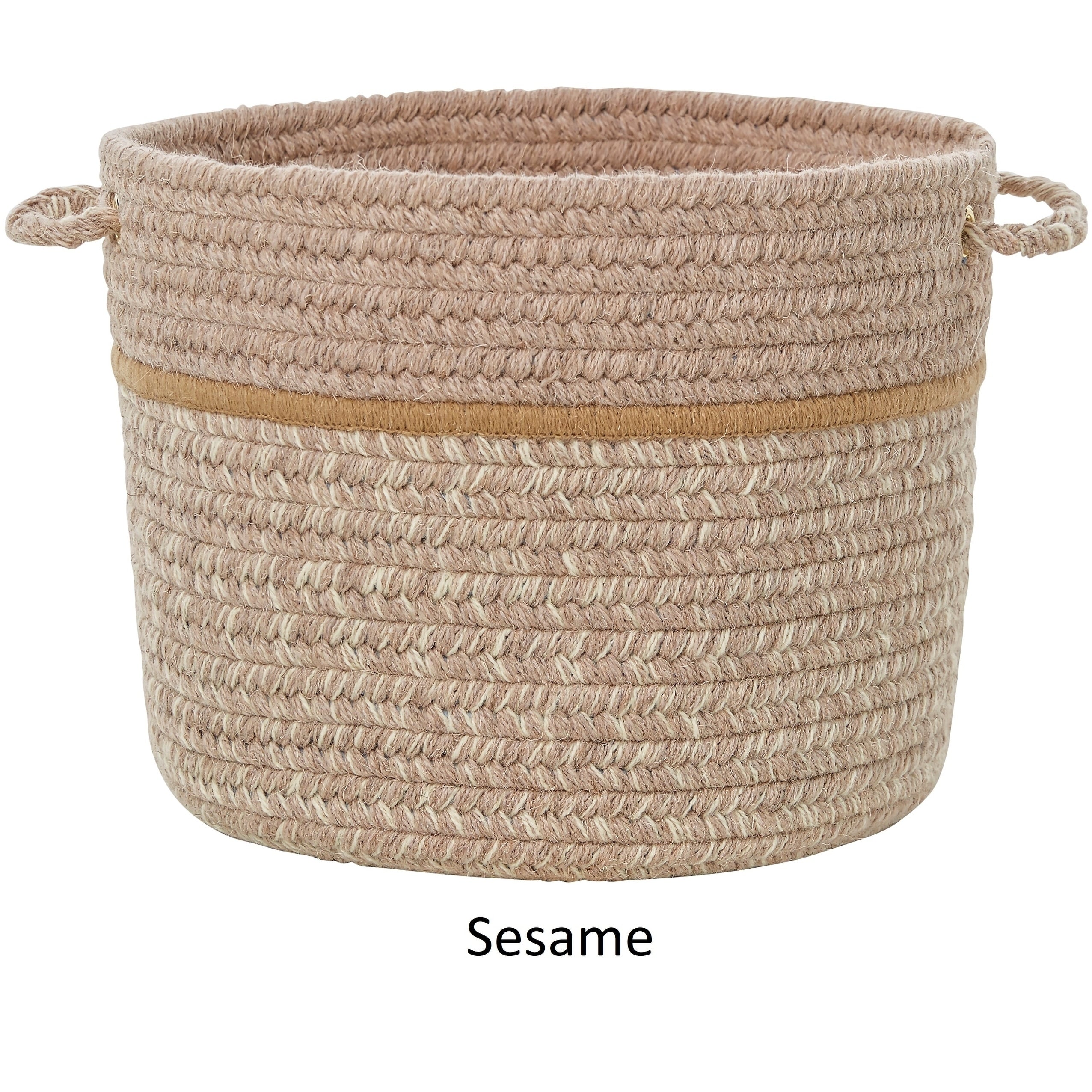 Seaport Wool Blend Storage Baskets.