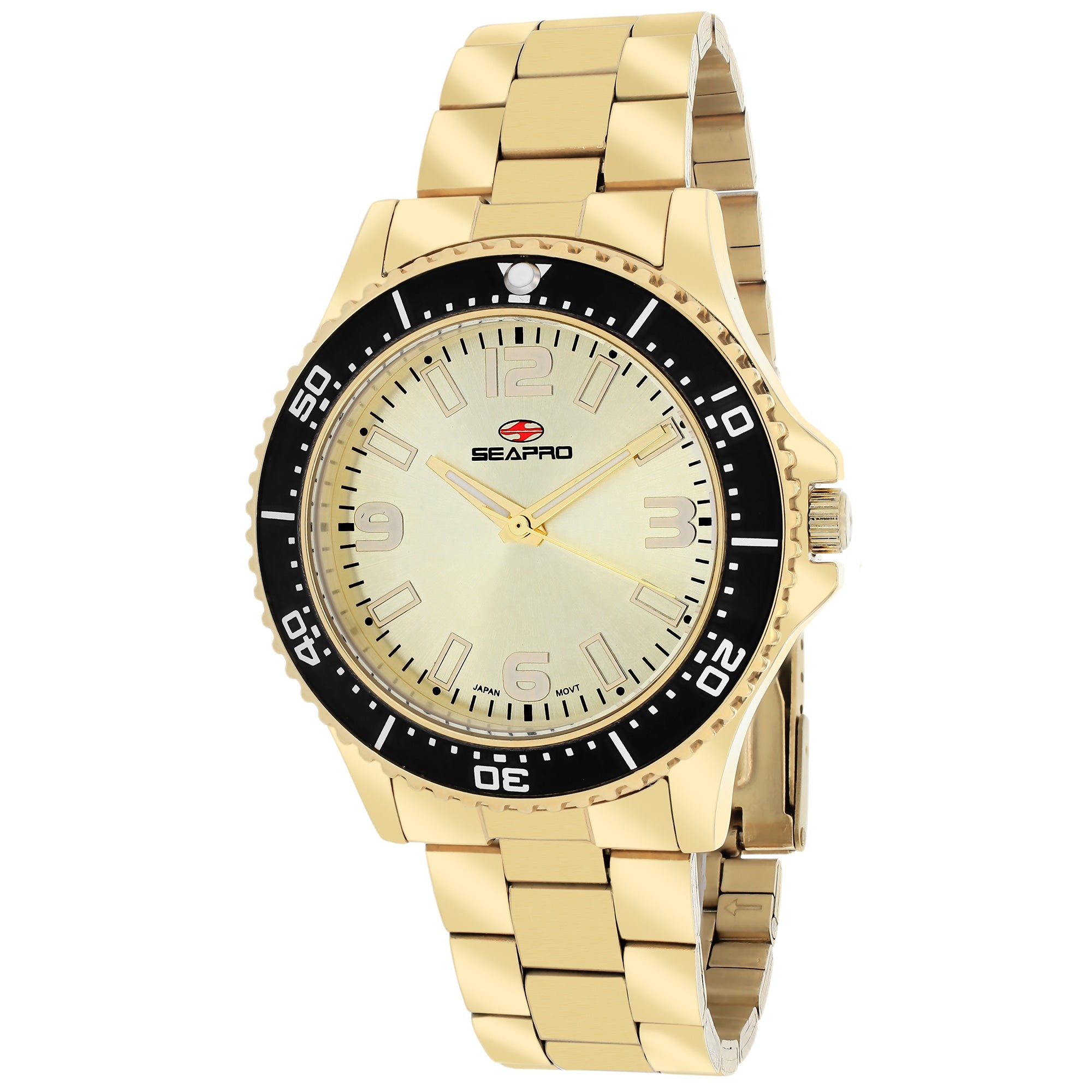 Seapro Womens Sp5413 Tideway Round Gold Bracelet Watch