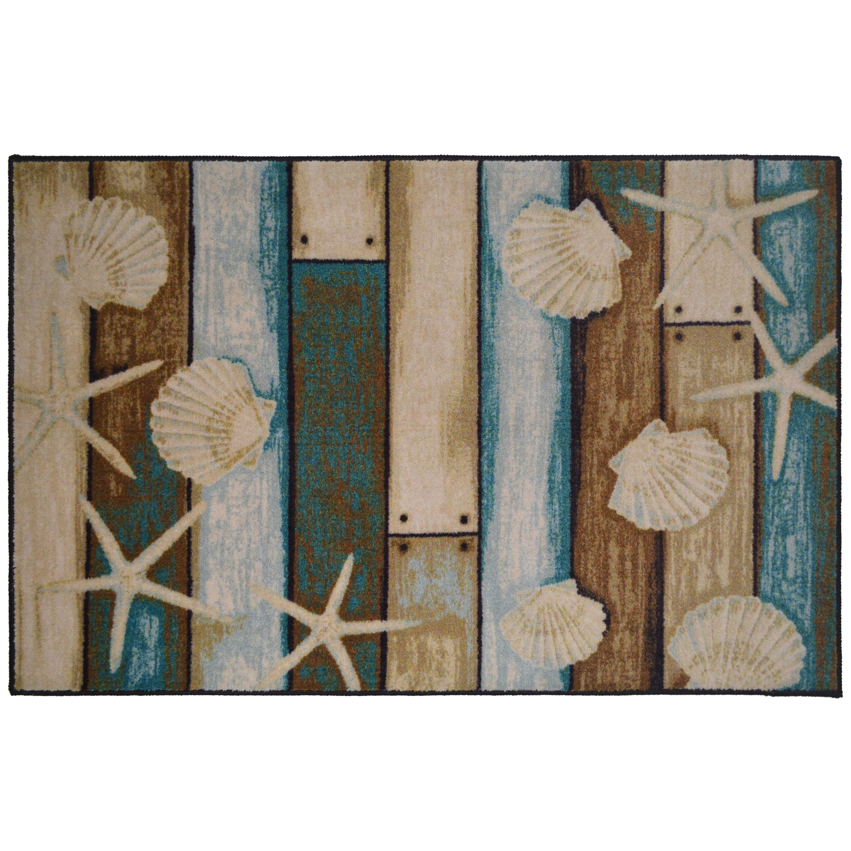 Seaside Sea Life Rug 30 X46