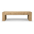Seaside Slab Coffee Table 60X30 Weathered Natural