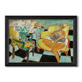 Seated Woman With Flower 1942 Henri Matisse Custom Framed Canvas