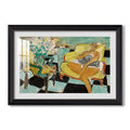 Seated Woman With Flower 1942 Henri Matisse Custom Framed Print