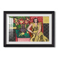 Seated Woman With A Vase Of 1941 Henri Matisse Custom Framed Print