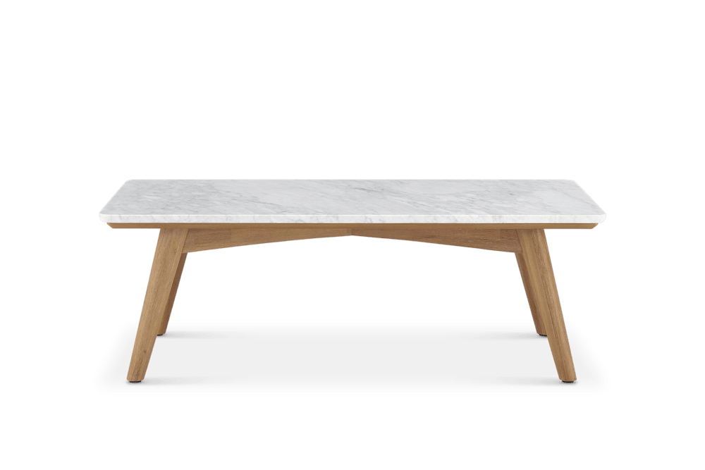 Seb Rectangular Marble Coffee Table
