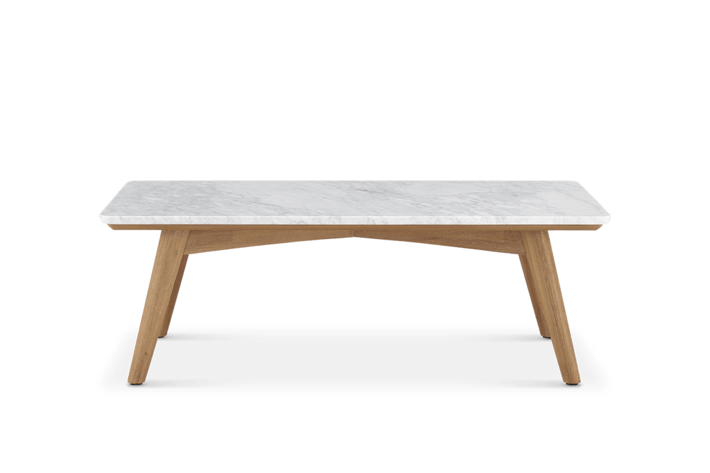 Seb Rectangular Marble Coffee Table