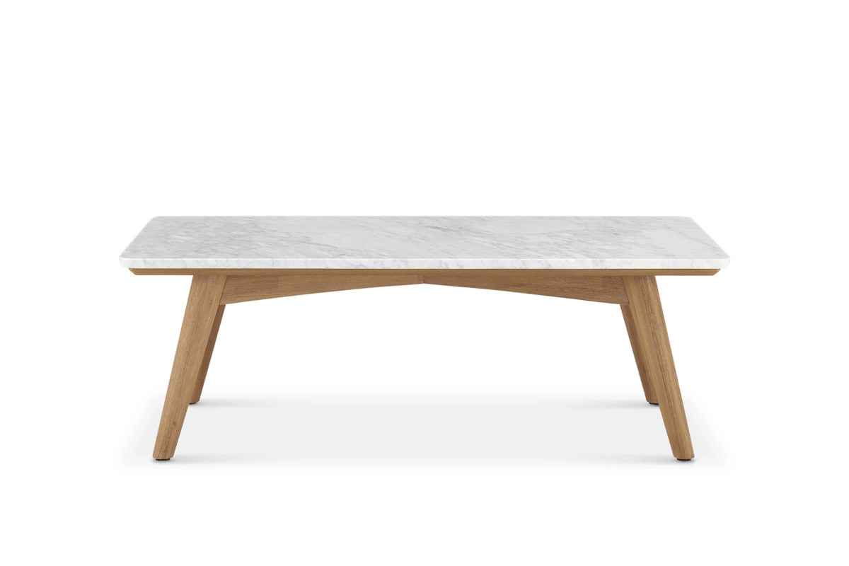 Seb Rectangular Marble Coffee Table