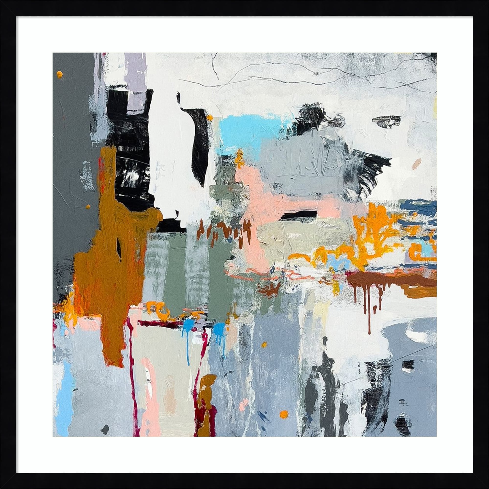 Sebastopol By Jeffrey Tover Wood Framed Wall Art Print Svelte Noir Black