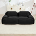 Sectional Sofa Couch Modular Sofa Couch For Living Room Rustic Loveseat 2 Seater Sofa Couch Black Settee