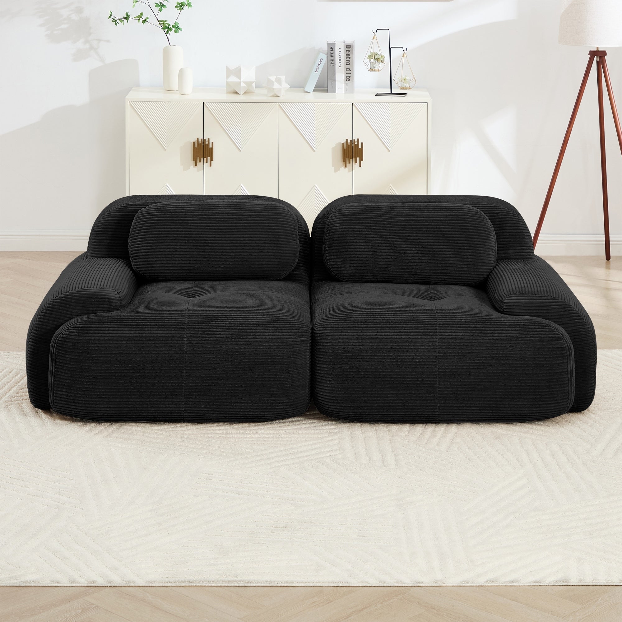 Sectional Sofa Couch Modular Sofa Couch For Living Room Rustic Loveseat 2 Seater Sofa Couch Black Settee
