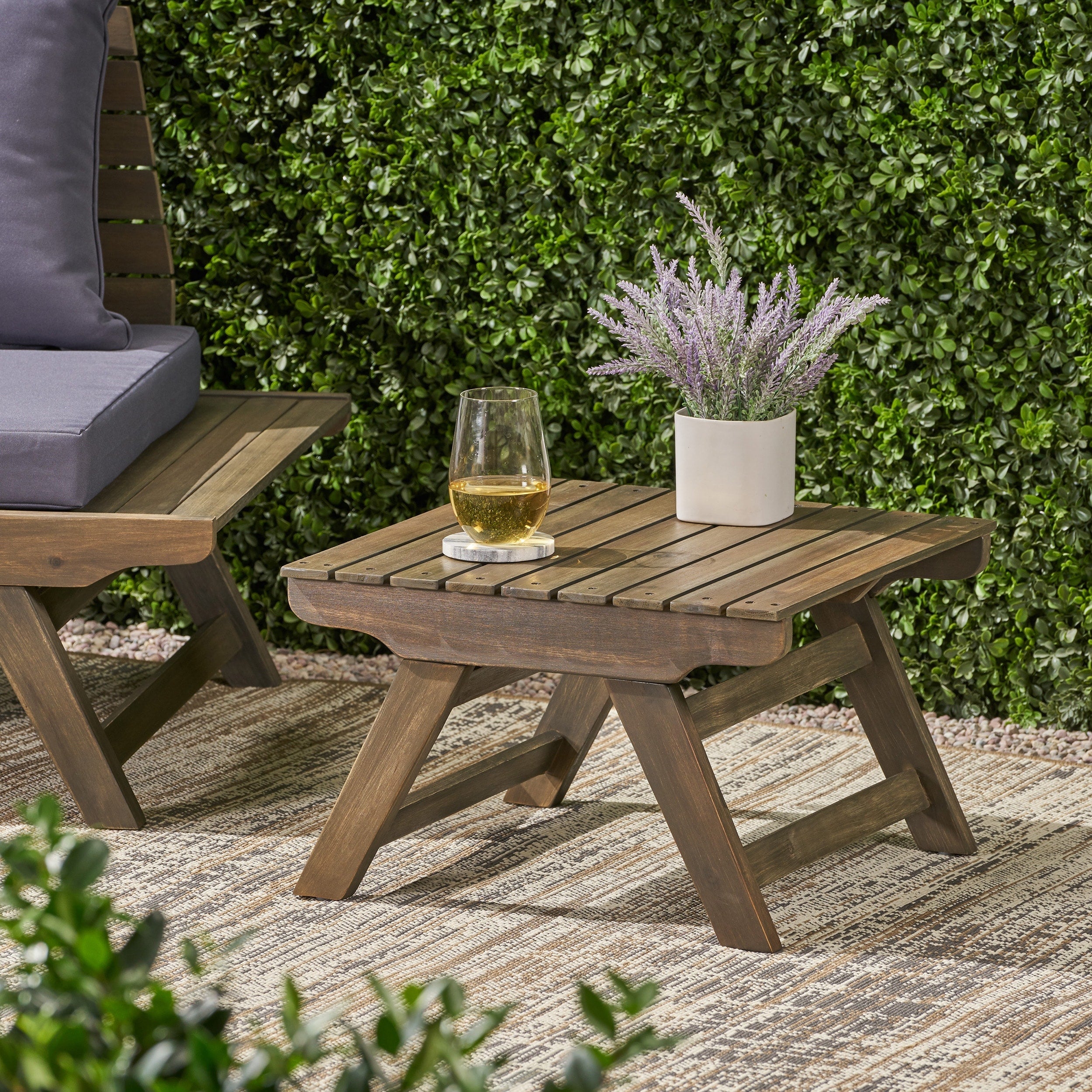 Christopher Knight Home Sedona Outdoor Wooden Side Table