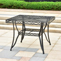 Segovia 39 Inch Iron Patio Dining Table