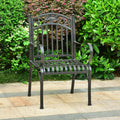 Segovia Iron Patio Dining Chair Set Of 2