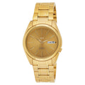 Seiko Mens Classic Gold Dial Watch Snkl48K1 One Size