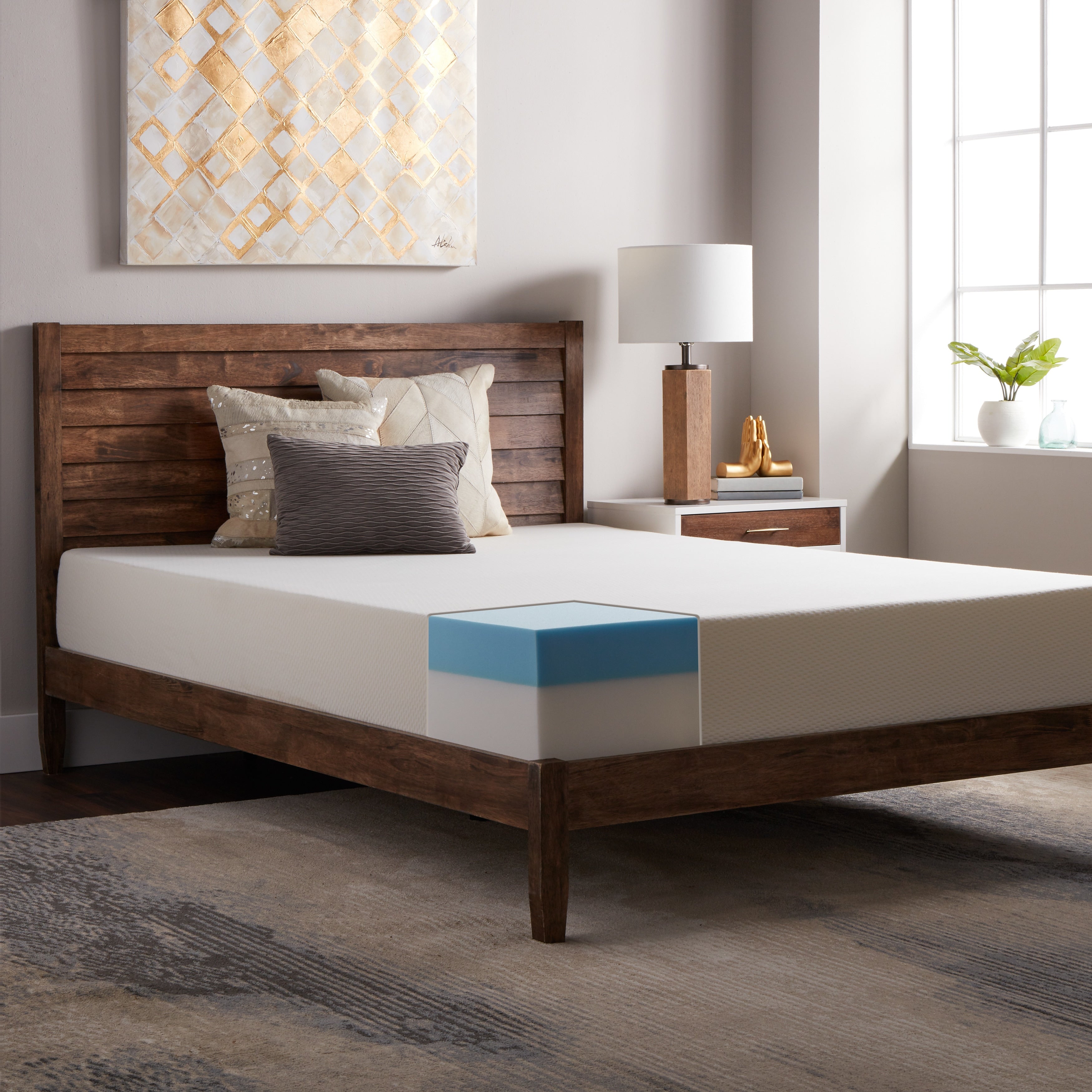 Select Luxury 10 Inch King Size Gel Comfort Foam Mattress