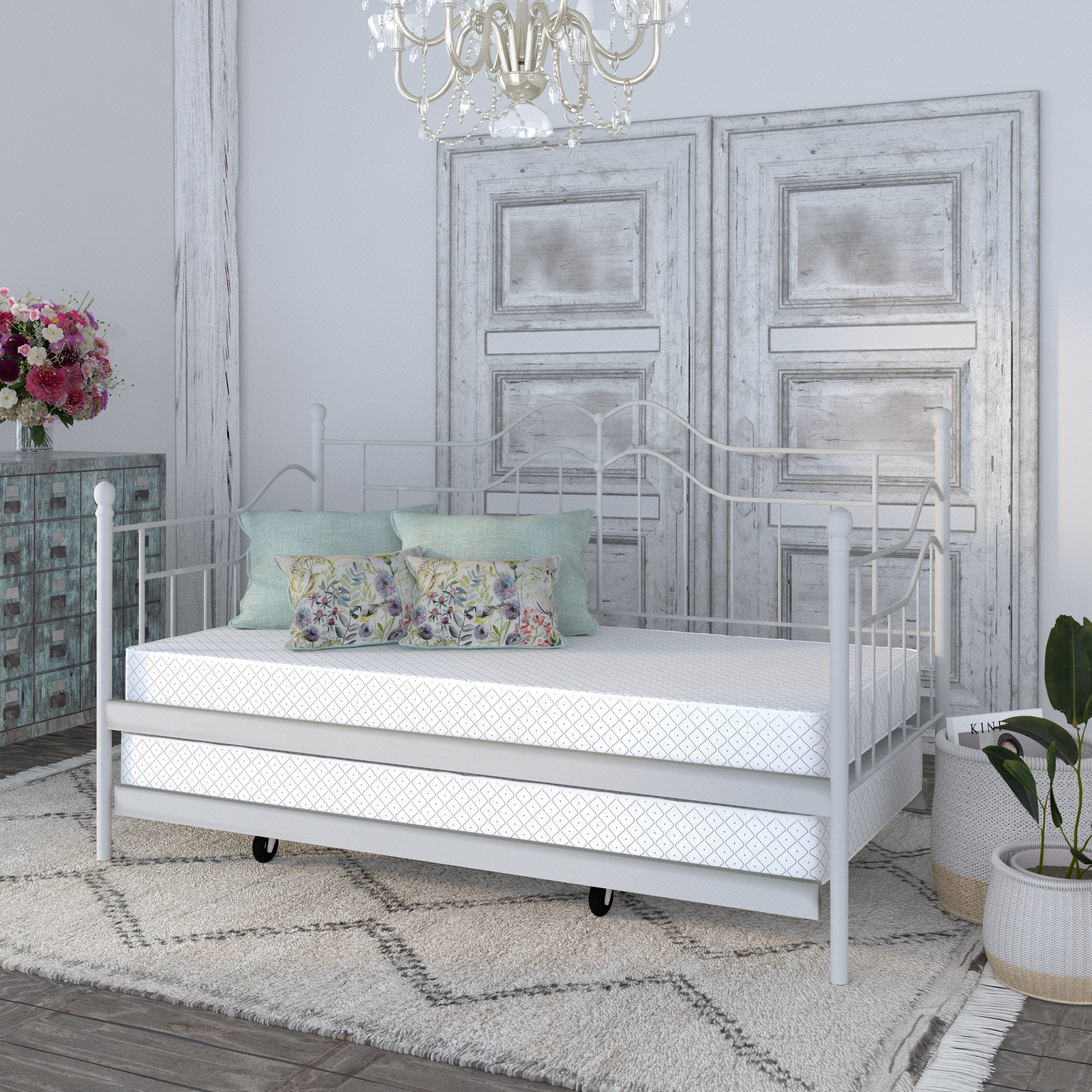 Select Luxury Flippable Comfort 6 Inch Medium Firm Twin Size Foam Mattress