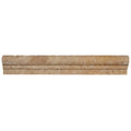 Select Travertine Stone 2X12 Inch Chair Rail In Light Noce 2X12