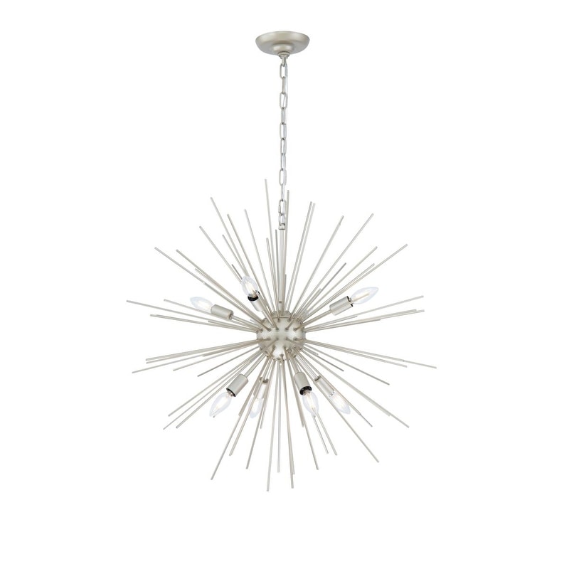 Ivy Terrace Selena Modern Iron 30 Inch 8 Light Pendant