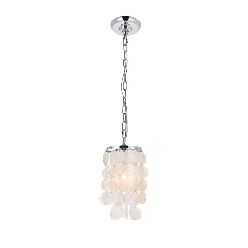 Selene 1 Light Brass Pendant