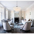 Selene 4 Light Brass Pendant