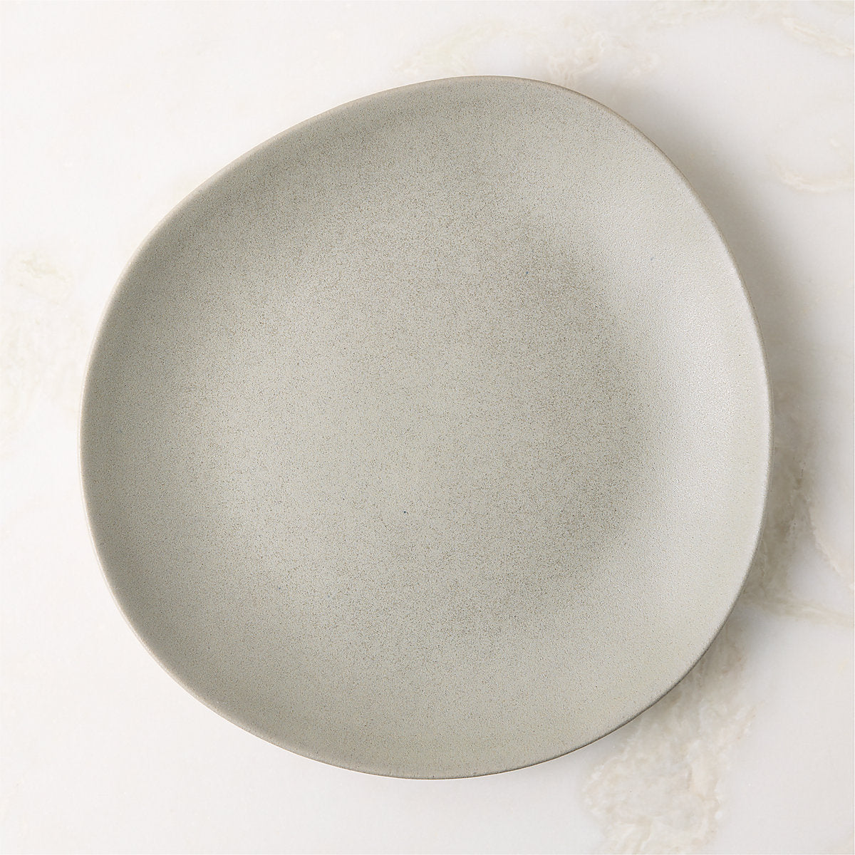 Selene 4-Piece Grey Stoneware Dinnerware Set with Pasta Bowl