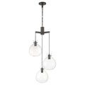 Selina Tiered Globe Led Chandelier In Oil Rubbed Bronze 22In W X 22In D X 51.25 To 123.25In H