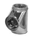 Selkirk 6T It Insulated Tee With Plug Stainless
