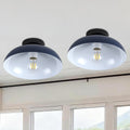 Semi Flush Mount Ceiling Light Modern Ceiling Light Fixture For Kitchen Island Dining Room Foyer Hallway Porch Barn Loft