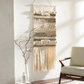 Sephare Hand Woven Wool And Viscose 24 X 42 Inch Bohemian Global Tapestry 24 X 42