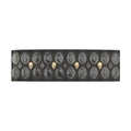 Serai Oil Rubbed Bronze And Clear Glass 4 Light Vanity Light