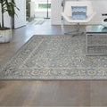 Couristan Sultan Treasures Floral Yazd Grey Area Rug 66 X 96