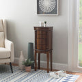 Powell Serena Walnut Jewelry Armoire