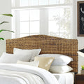The Curated Nomad Tomkins Queen Size Banana Leaf Headboard