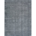 Serena Handloomed Nylon Bamboo Silk Black Area Rug 8 X 10