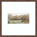 Serene Morning In The Meadow By Pi Studio Wood Framed Wall Art Print