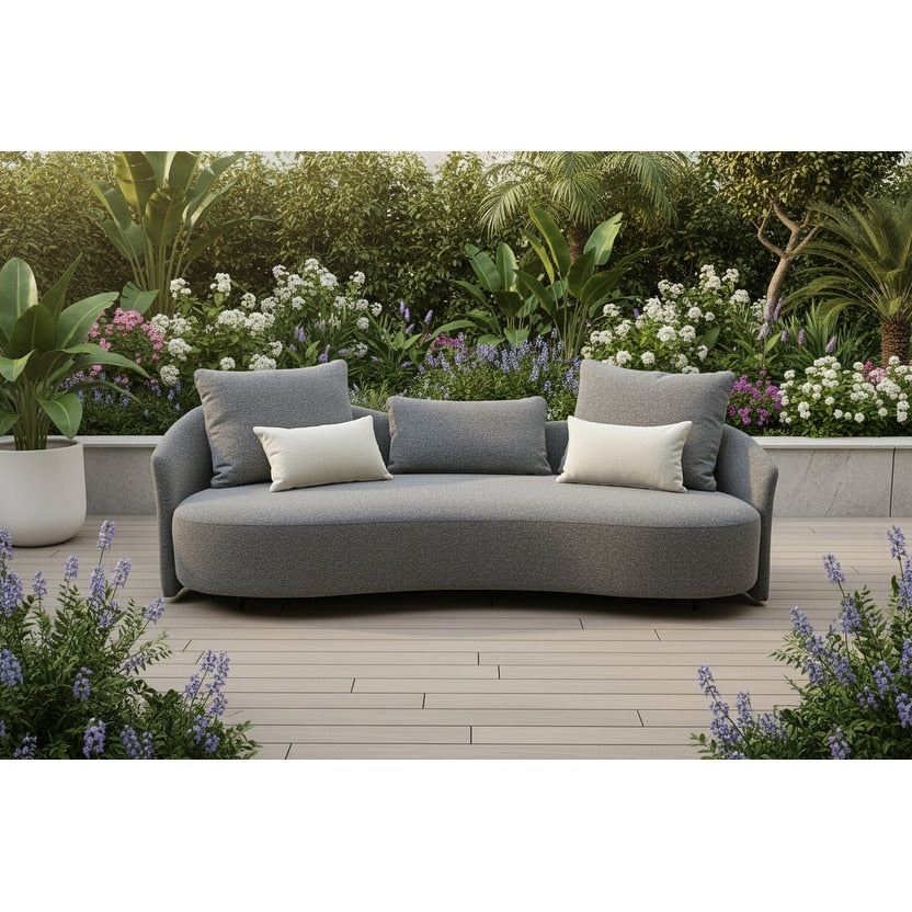 Serene Outdoor Modern Sofa 91 Soft Boucl