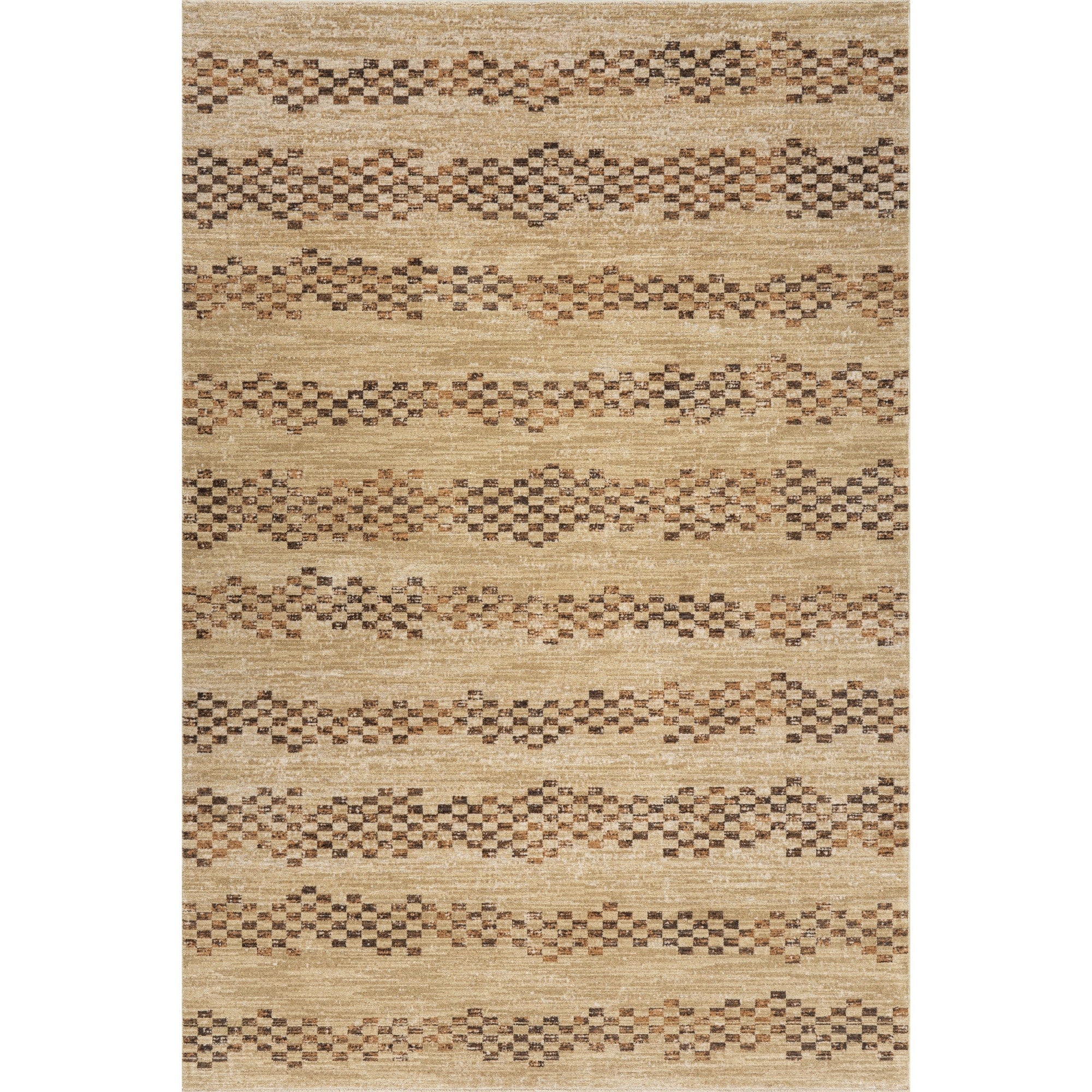 Nuloom Serenia Mid Century Modern Striped Area Rug