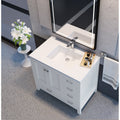 Serenity 36 48 60 72 Bathroom Vanity Tops In White Matte With Sink