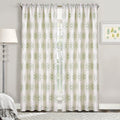 Serenta 2 Piece Printed Bloom Medallion Curtain Set 60 X 84 60 X 84