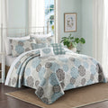 Serenta 6 Piece Printed Marina Mdln Quilts Set