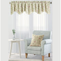 Serenta Butterfly Embroidery Window Valance Pillow Shell Set 56 X 19