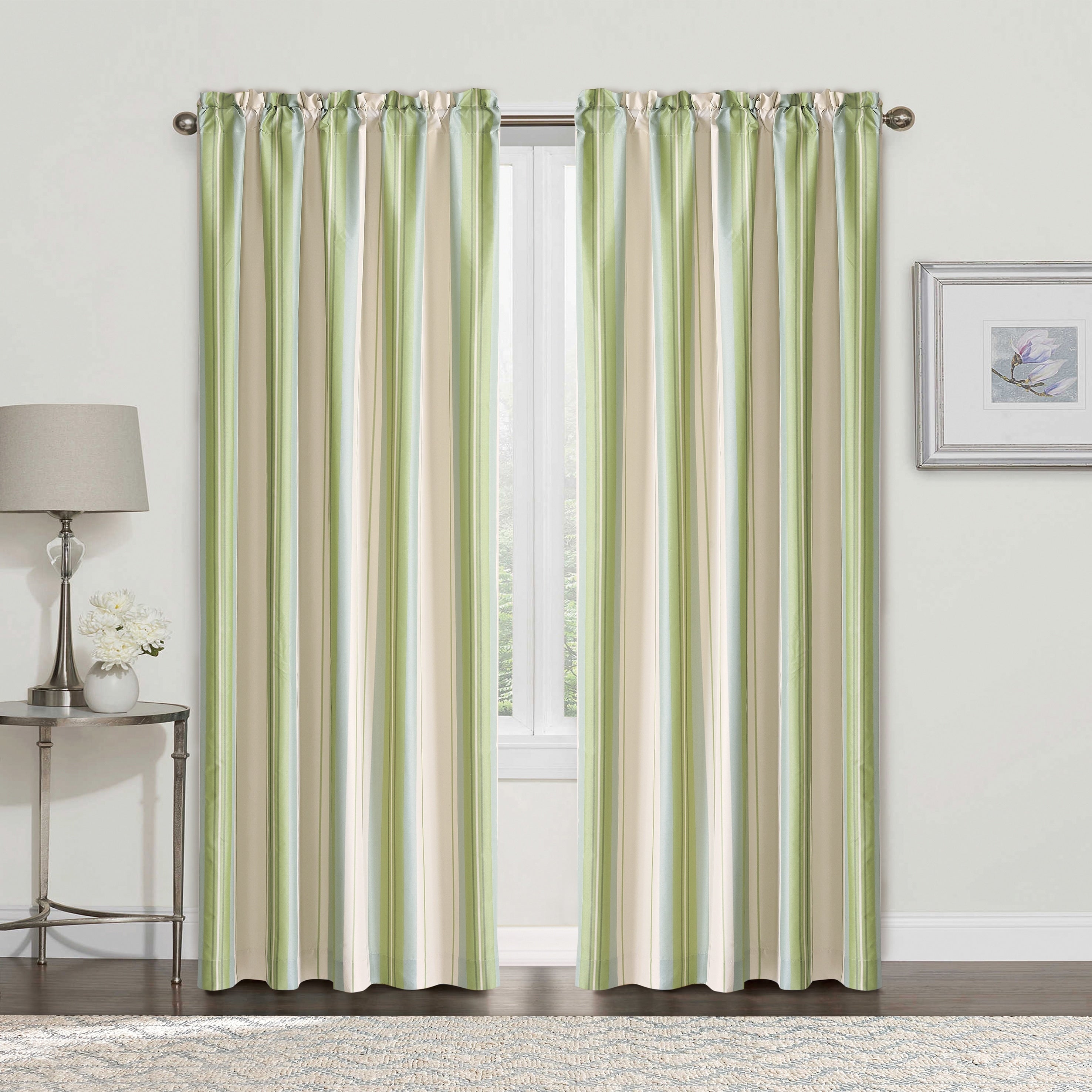 Serenta Convent Garden 2 Piece Curtain Set 54 X 84